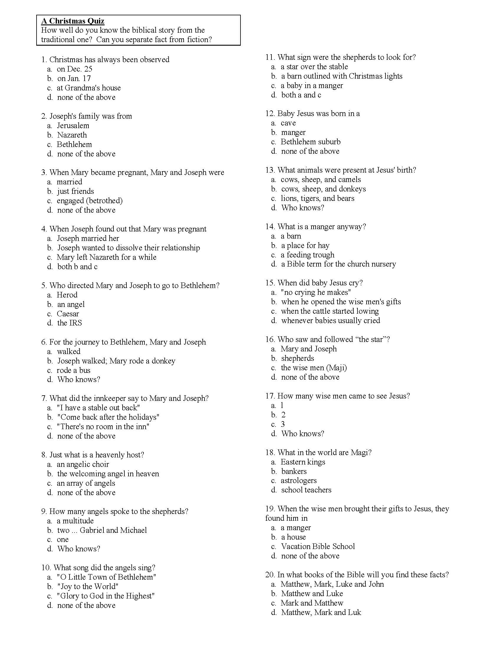 A Christmas Story Trivia Questions and Answers Printable That are Gratifying | Obrien's Website